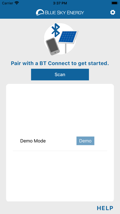 Blue Sky Energy: BT Connect Screenshot