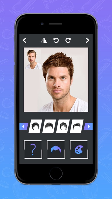 Mens Hairstyle Changer Screenshot
