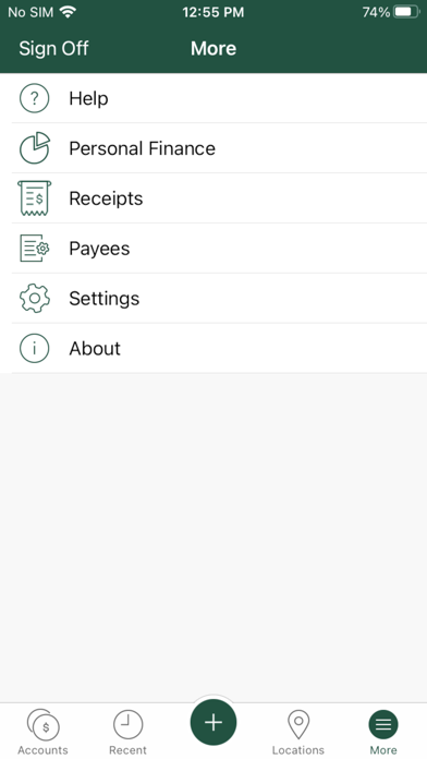 M&M Bank Mobile Screenshot