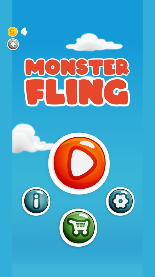 #4. Monster Fling (iOS) 来自: Adknown