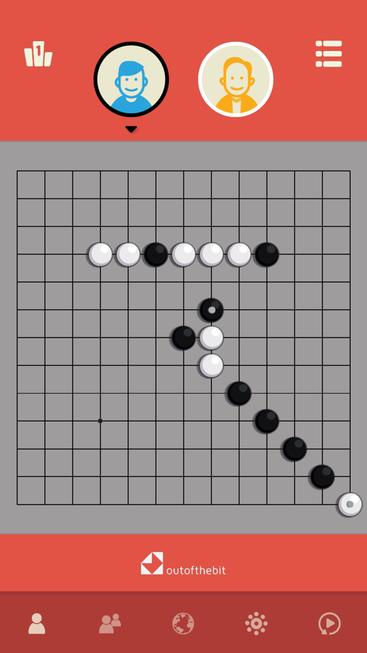 #7. Five In a Row - Gomoku (iOS) โดย: OutOfTheBit Ltd