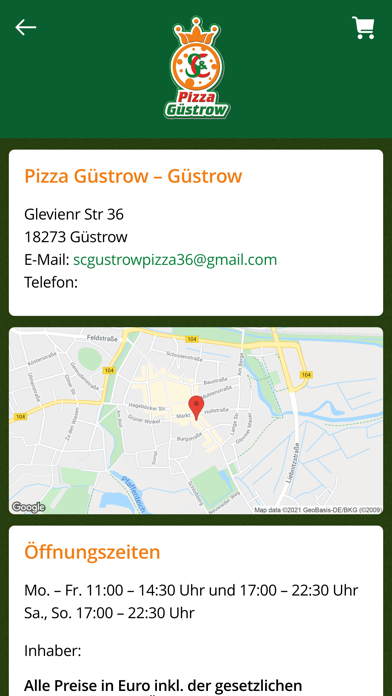 S&C Pizza Güstrow Screenshot
