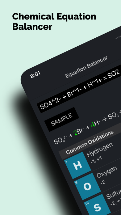 Chemical Balancer & Elements Screenshot