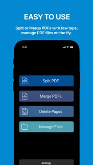 pdfs split & merge: pdf editor iphone screenshot 1