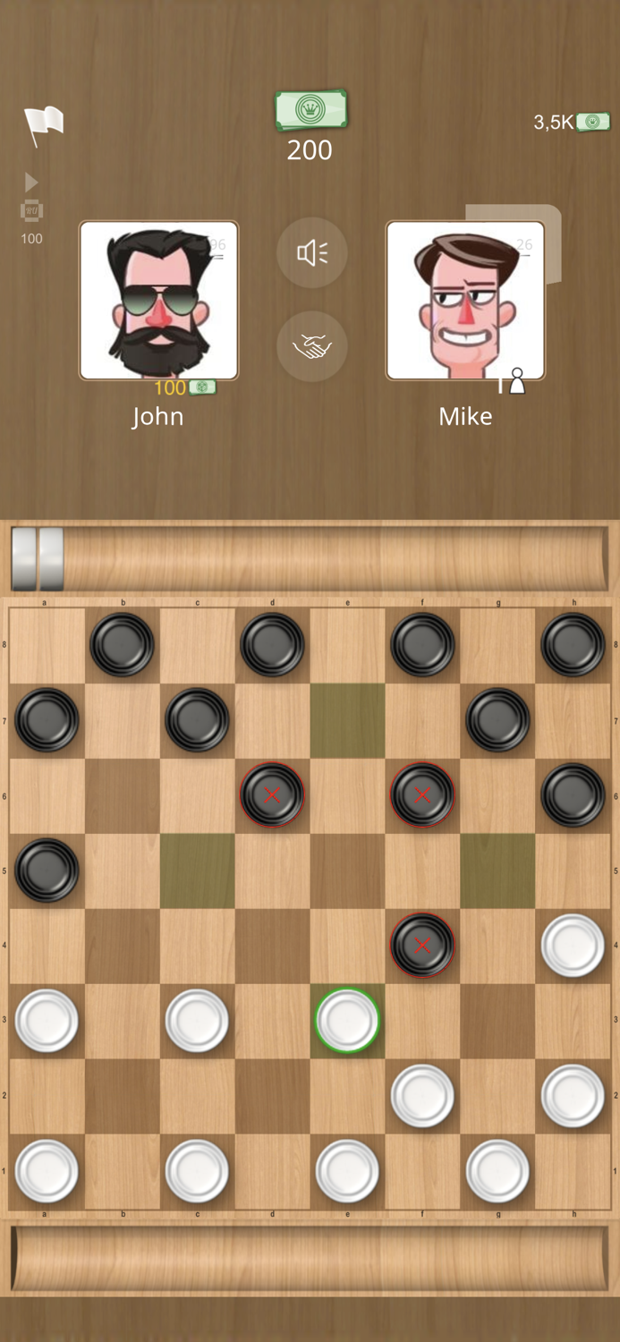 Checkers Online Game