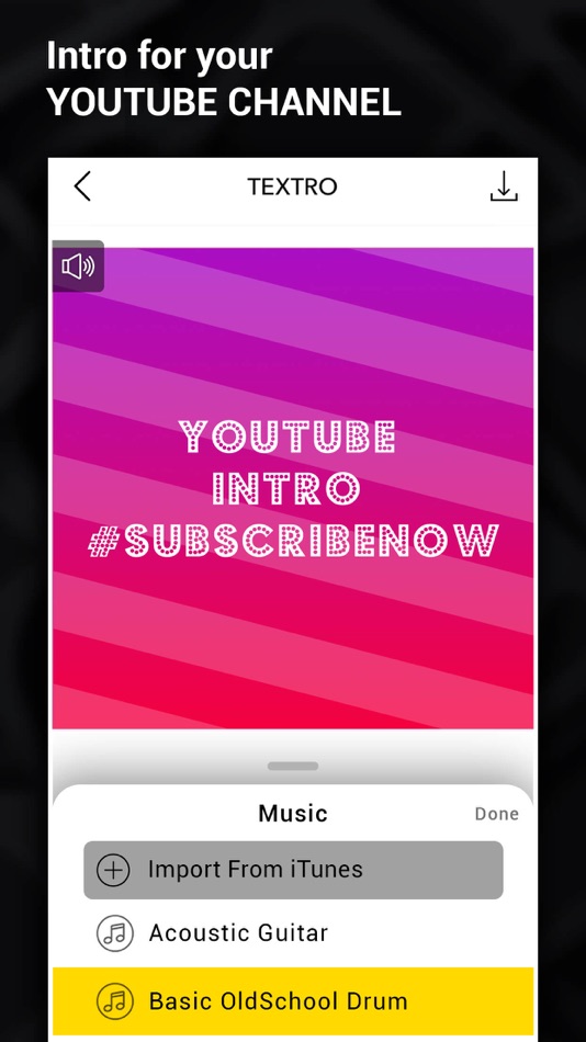 #5. Textro - Animated Text Videos (iOS) 由: Saraswati Javalkar