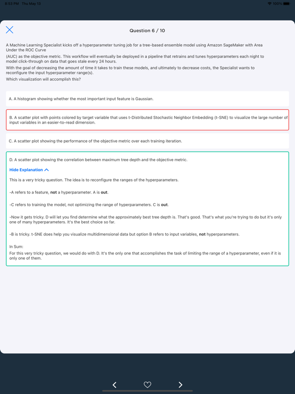 Screenshot #5 pour AWS Certified Machine Learning