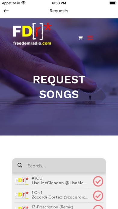FreeDem Radio Screenshot