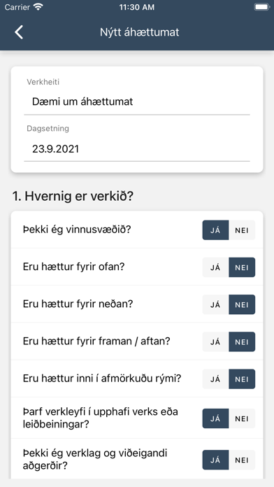 Rafmennt Safety Screenshot