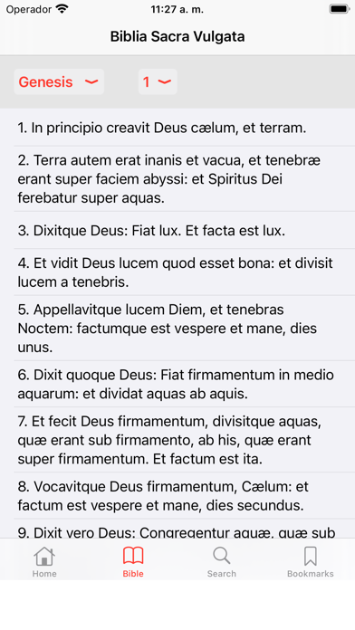 Biblia Sacra Vulgata Screenshot
