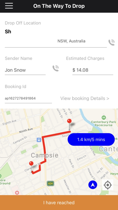 Gaajal Demand Delivery Service Screenshot