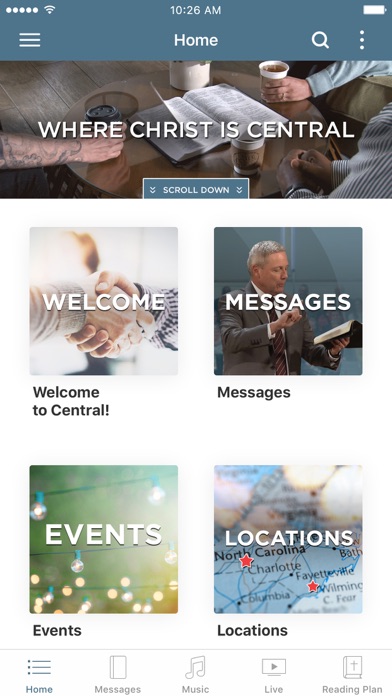 Central Church of God, NC Screenshot