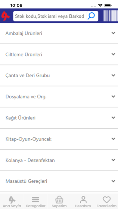 Güçlü Kırtasiye B2B Screenshot