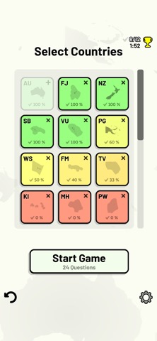 Countries of Oceania Quizのおすすめ画像3