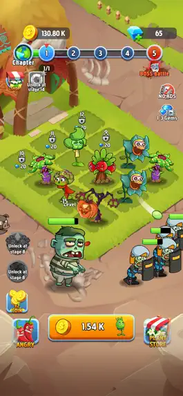 Game screenshot Plant Defense - Zombie War apk