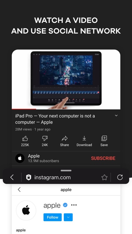 Split Screen - Multitasking
