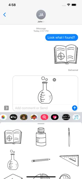 Game screenshot Back to School Stickers - BTS mod apk