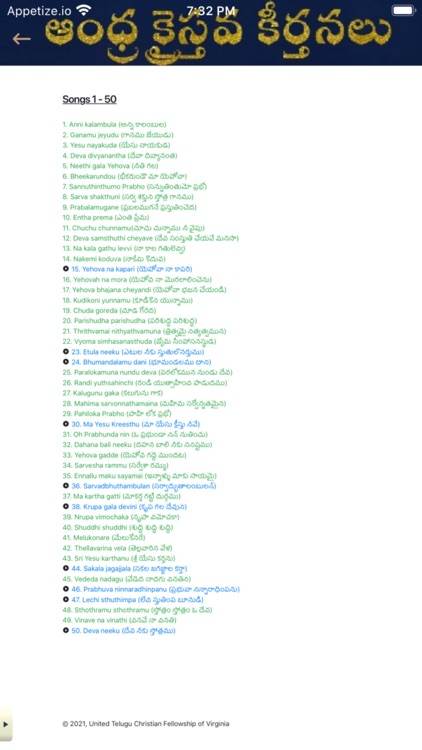 Andhra Kristhava Keerthanalu screenshot-4