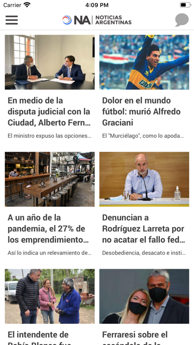 NA - Noticias Argentinas Screenshot