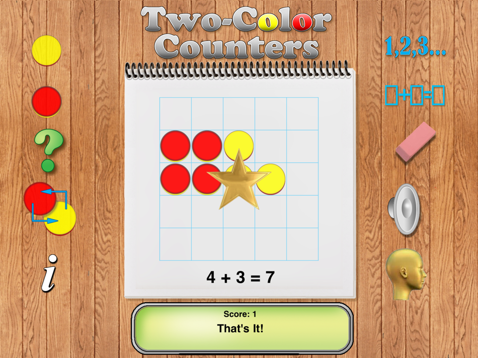 #4. Two-Color Counters (iOS) 由: Ventura Educational Systems