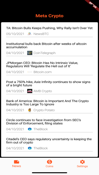 Screenshot #2 pour Meta Crypto