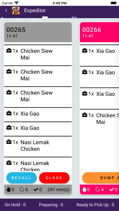 Zeoniq KDS Screenshot