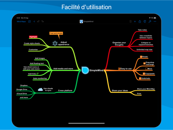 SimpleMind Pro - carte mentale SimpleMind Pro - carte mentale
