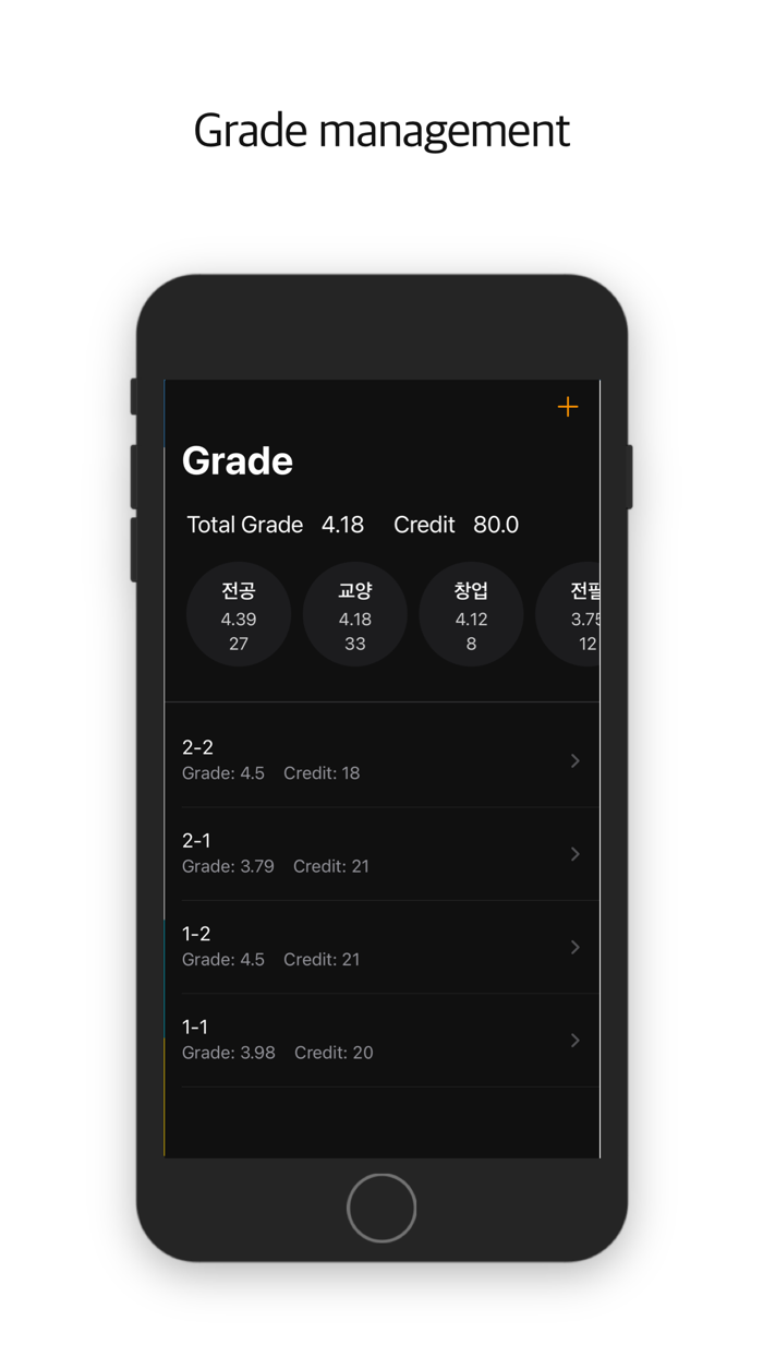 A Plus - Grade management