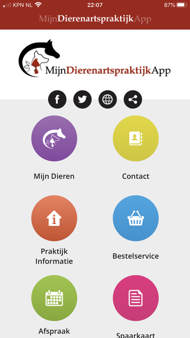 Mijn Dierenartspraktijk App Screenshot