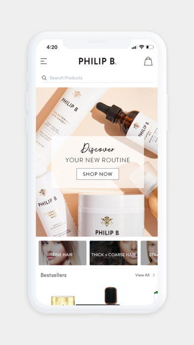 Philip B. Botanicals Screenshot