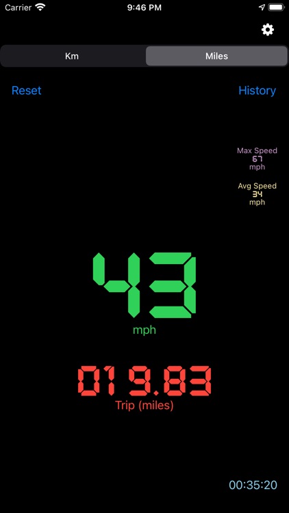 Mph Kmh Counter (Speedometer) screenshot-3