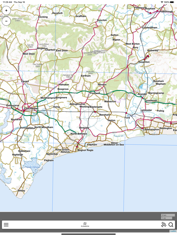 South Downs Outdoor Map