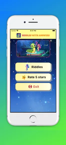 Game screenshot Riddles With Answer mod apk