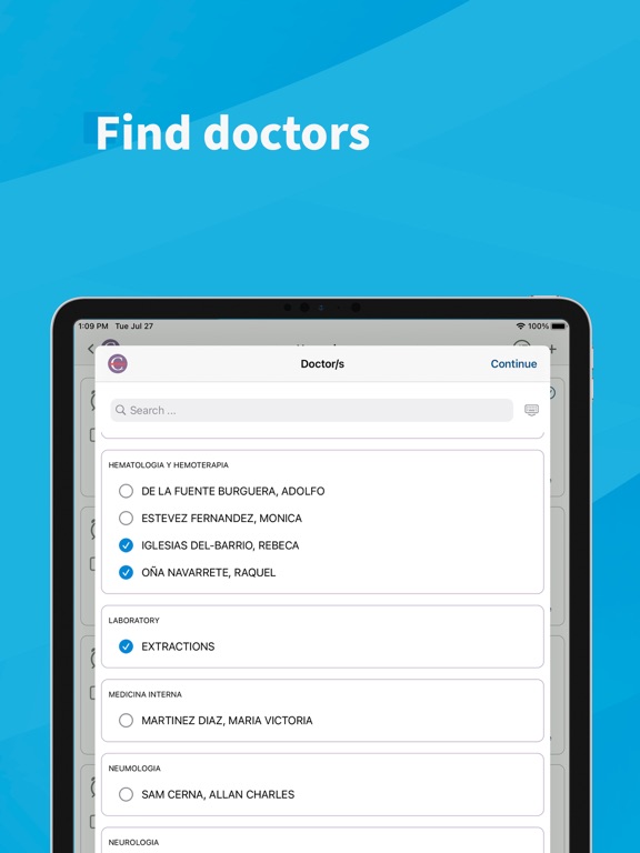 MD Anderson Madrid iPad screenshot 4 - Medical app