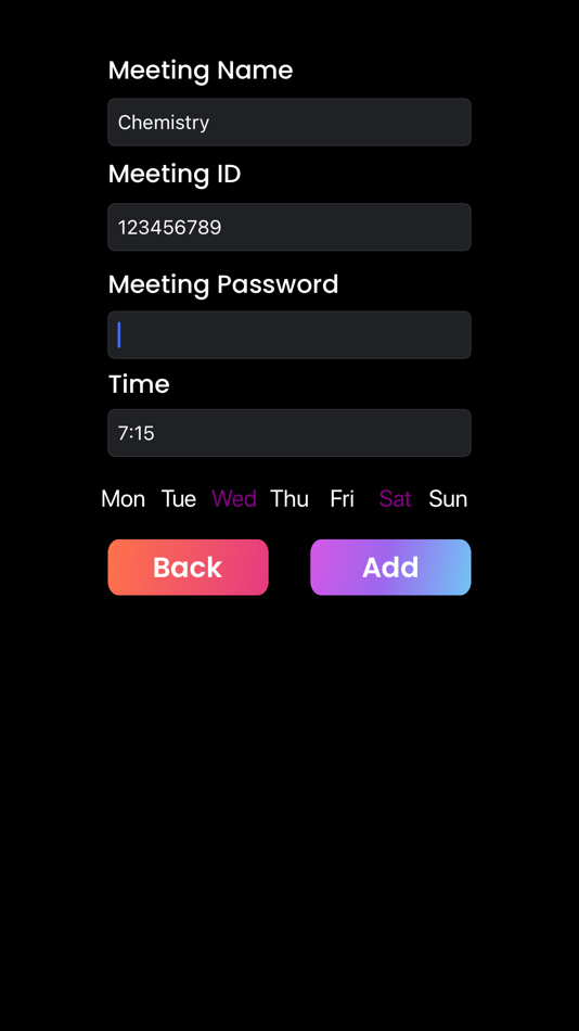 #6. Chronos: Zoom Link Organizer (iOS) By: Harshith Sadhu