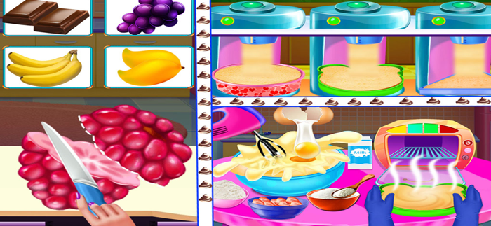 Real Cake Maker Decorate Game