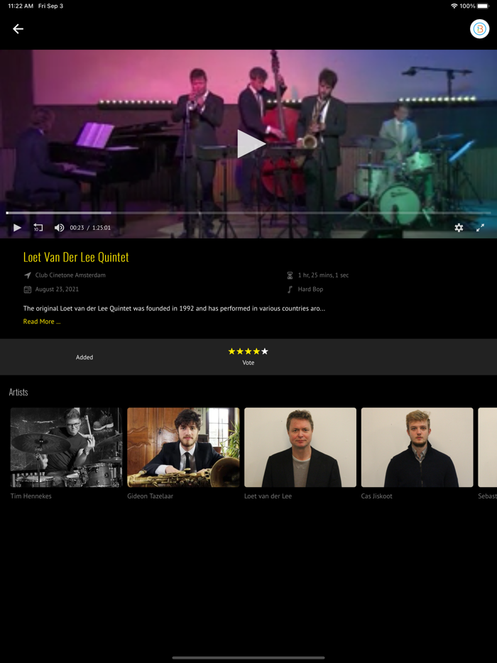 Watch Live Jazz