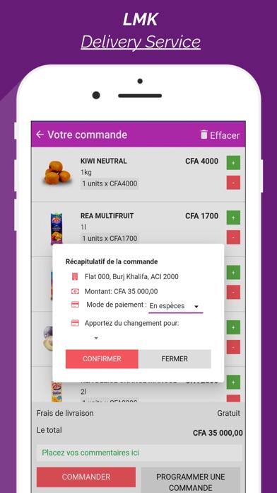 LMK Delivery Screenshot