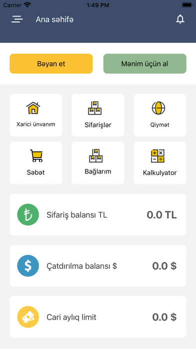 Kargo.az Screenshot