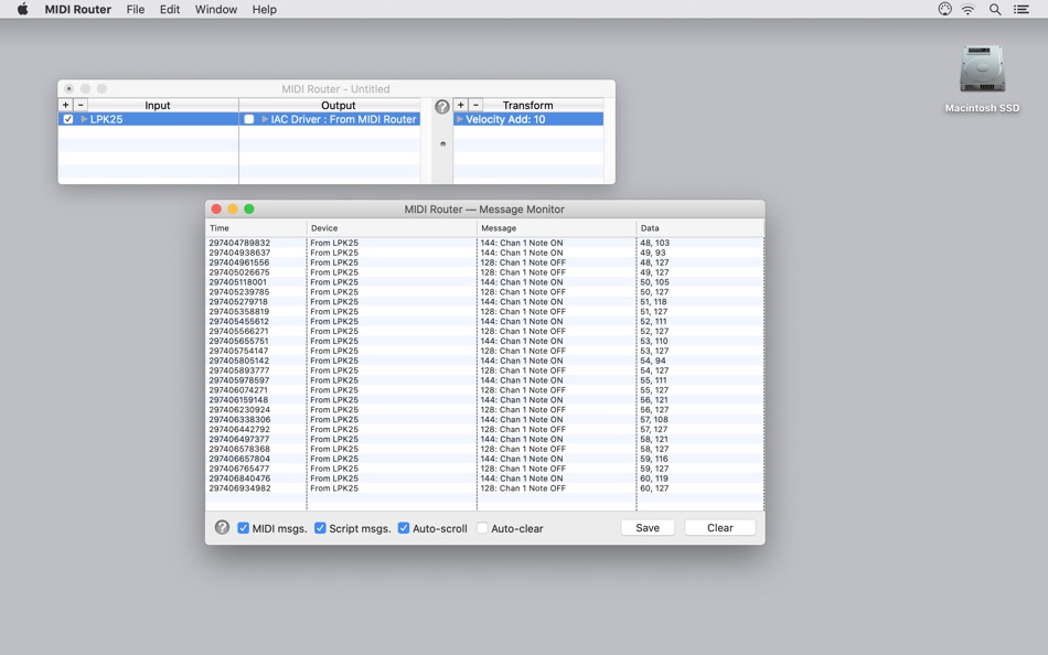 #3. MIDI Router (macOS) 由: Aaron Hunt