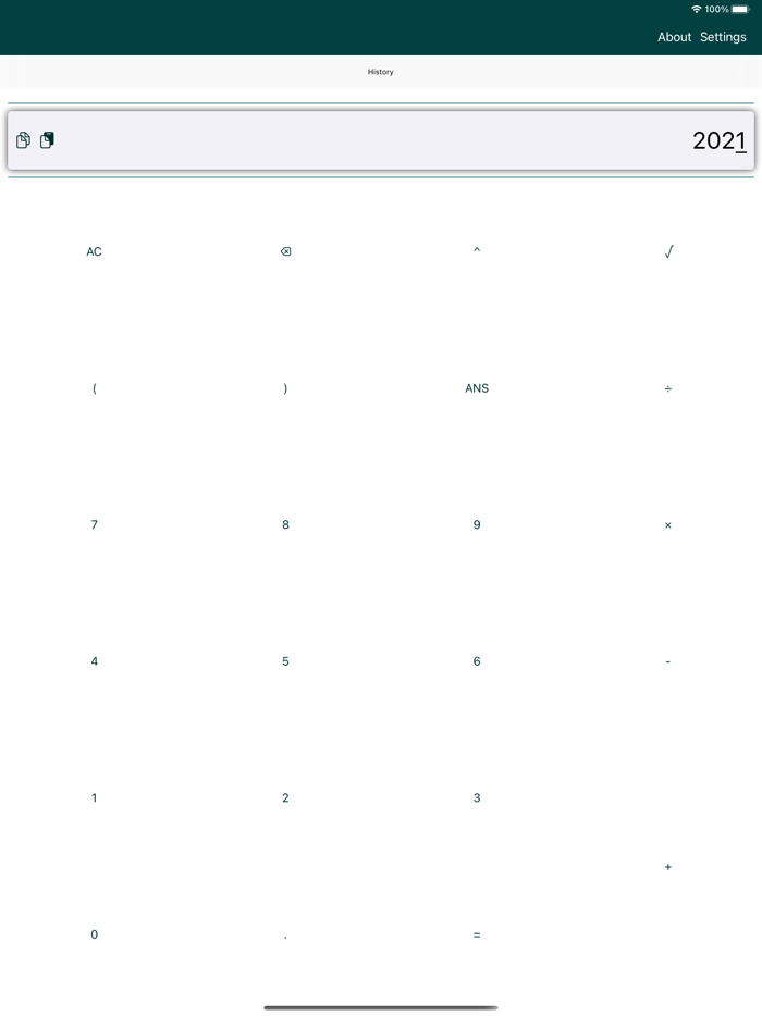 Calculator. Simple and accurate