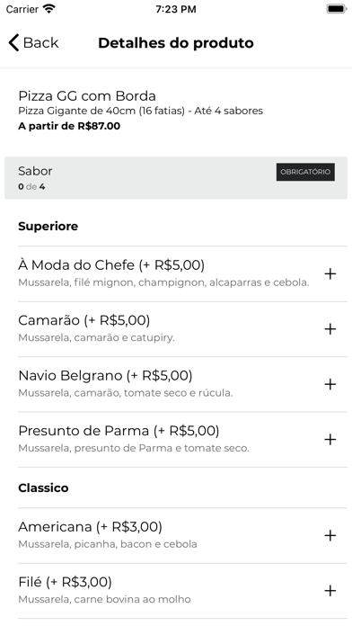 Belgrano Pizzaria Screenshot