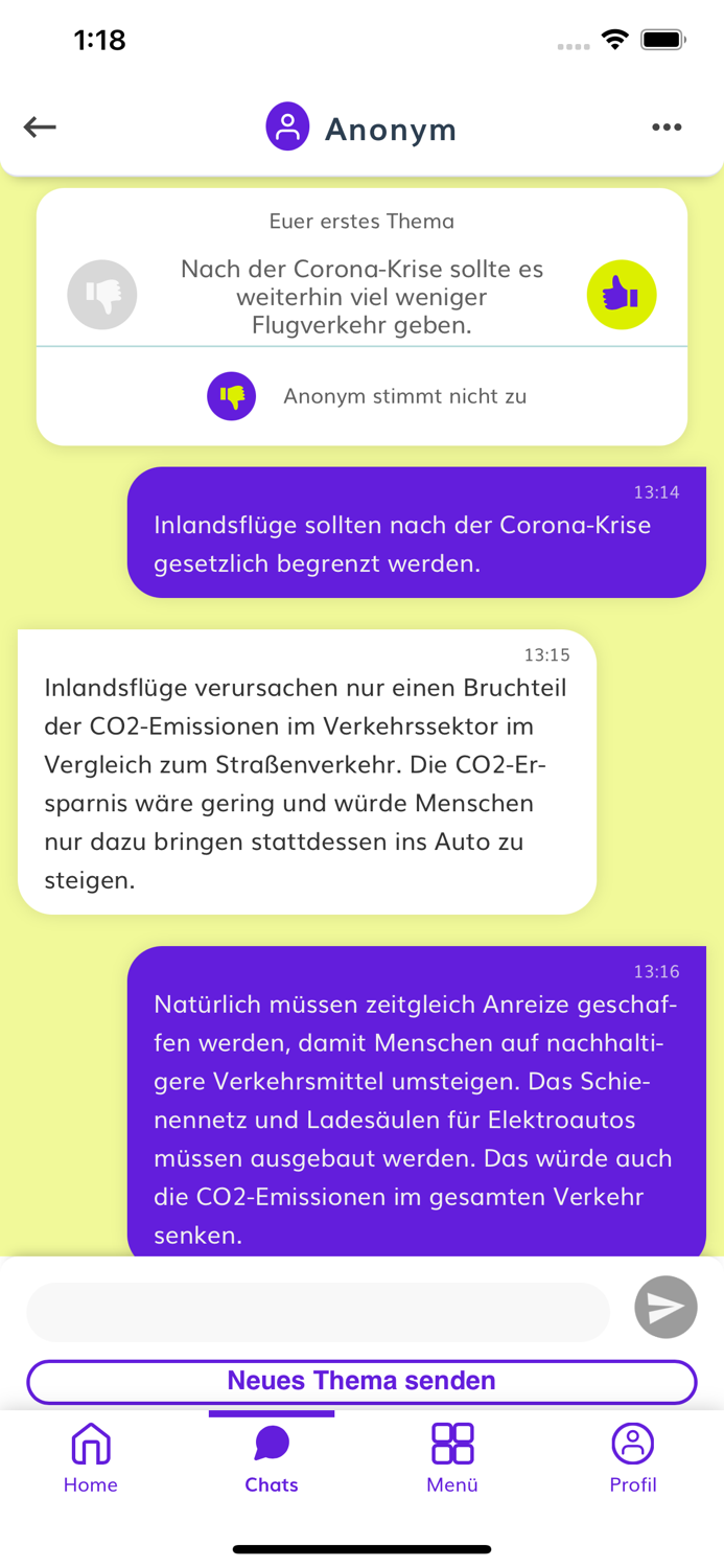 Diskutier Mit Mir
