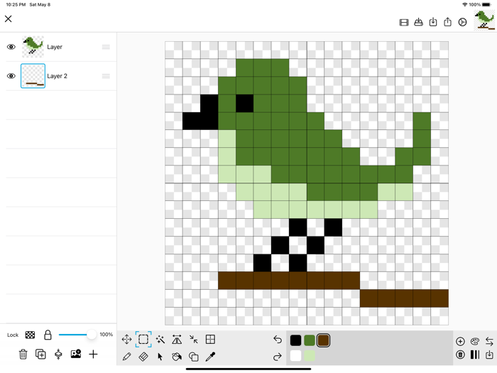Warbler - pixel art editor