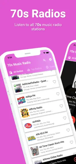 Game screenshot 70s Radio - 70s Music mod apk