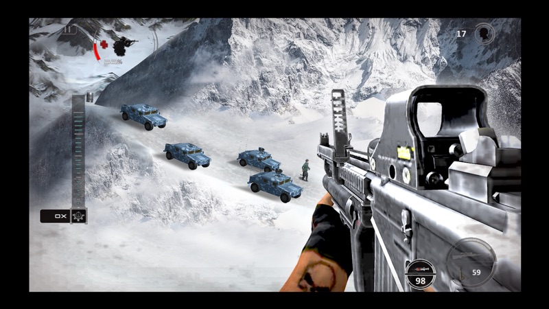 Francotirador de montaña 3D screenshot 1