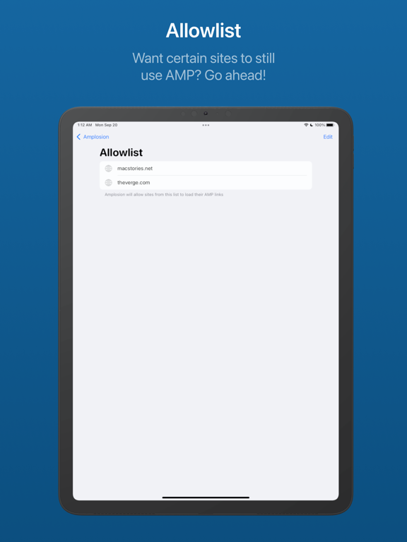 Screenshot #6 pour Amplosion: Redirect AMP Links