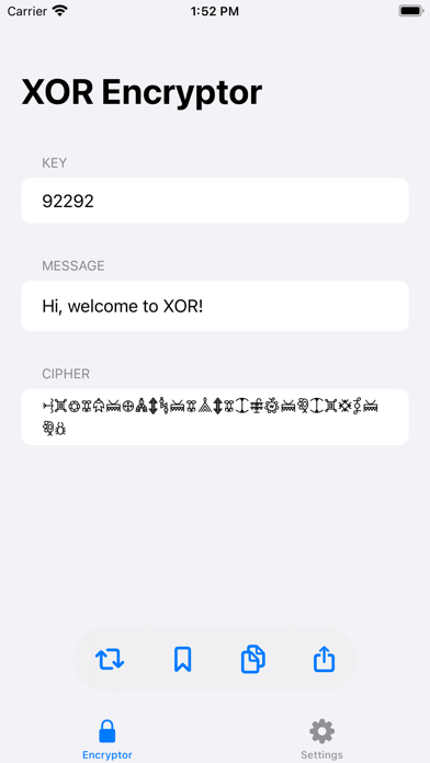 XOR - Text Encryptor Screenshot
