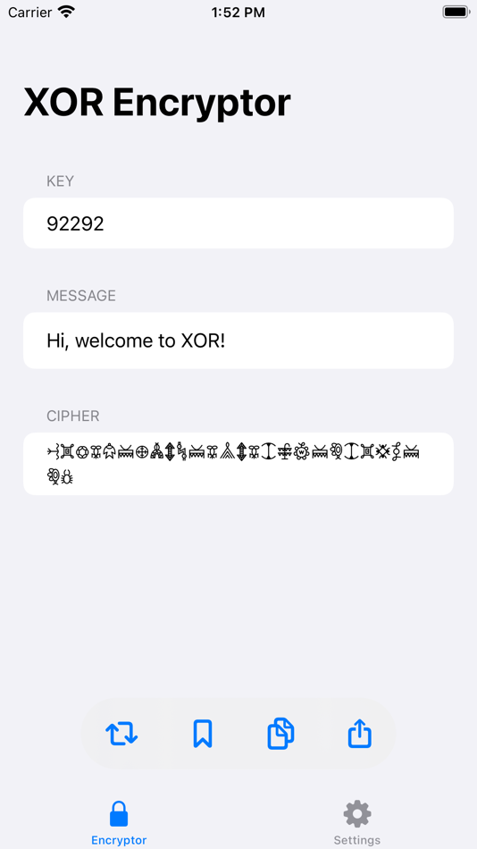 #5. XOR - Text Encryptor (macOS) 由: Ashvin Mittal