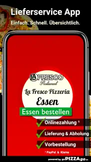 la fresco pizzeria essen iphone screenshot 1